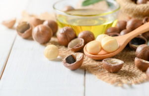 Uses for macadamia nut oil